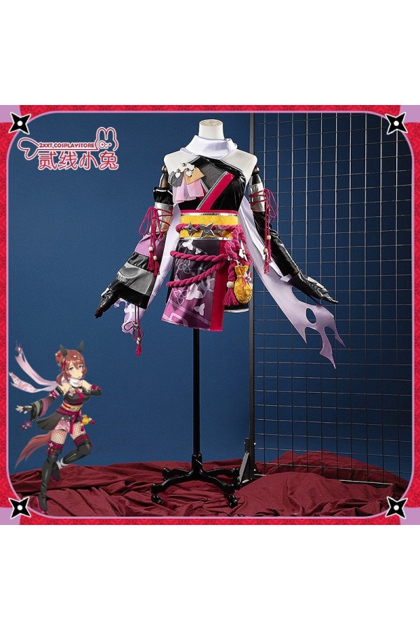 2XXT Cosplay Uma Musume Pretty Derby Super Creek Flowery Shadow Amongst the Gentle Rain Cosplay Costume